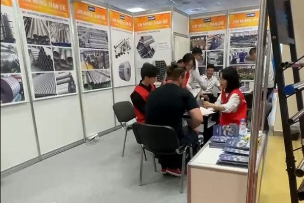 JMJD Debuts at Russian Pipe Show, Showcasing Superior Steel Quality and Service